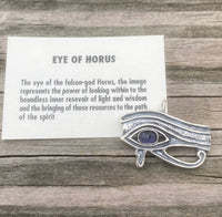 Eye of Horus Pendant Egyptian FALCON GOD Kemetic Amulet Wadjet Udjat