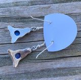 Goddess of Abundance Earrings .925 Sterling Silver w/ genuine Lapis Lazuli gemstones USA