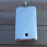 Sun Tarot Card Pendant Sterling Silver w/ Genuine Lapis Lazuli Prosperity Success USA
