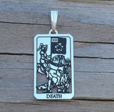 Death Tarot Card Pendant - Number 13 in the Major Arcana